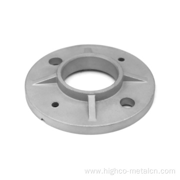 Weldable Handrail Base Mount Flange Stainless Steel